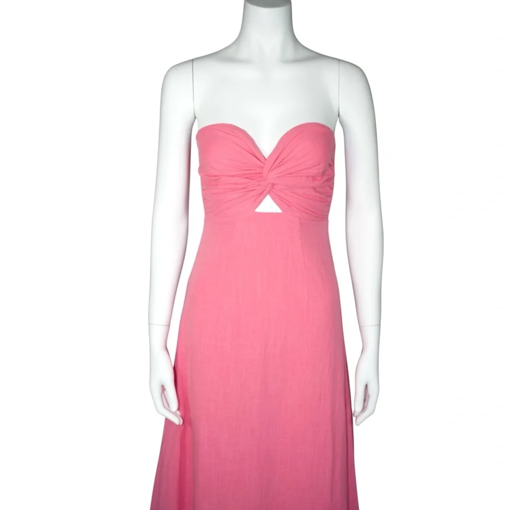 SNDYS x REVOLVE Lilly Dress in Pink 100% Cotton Women’s Size XS Barbie Summer